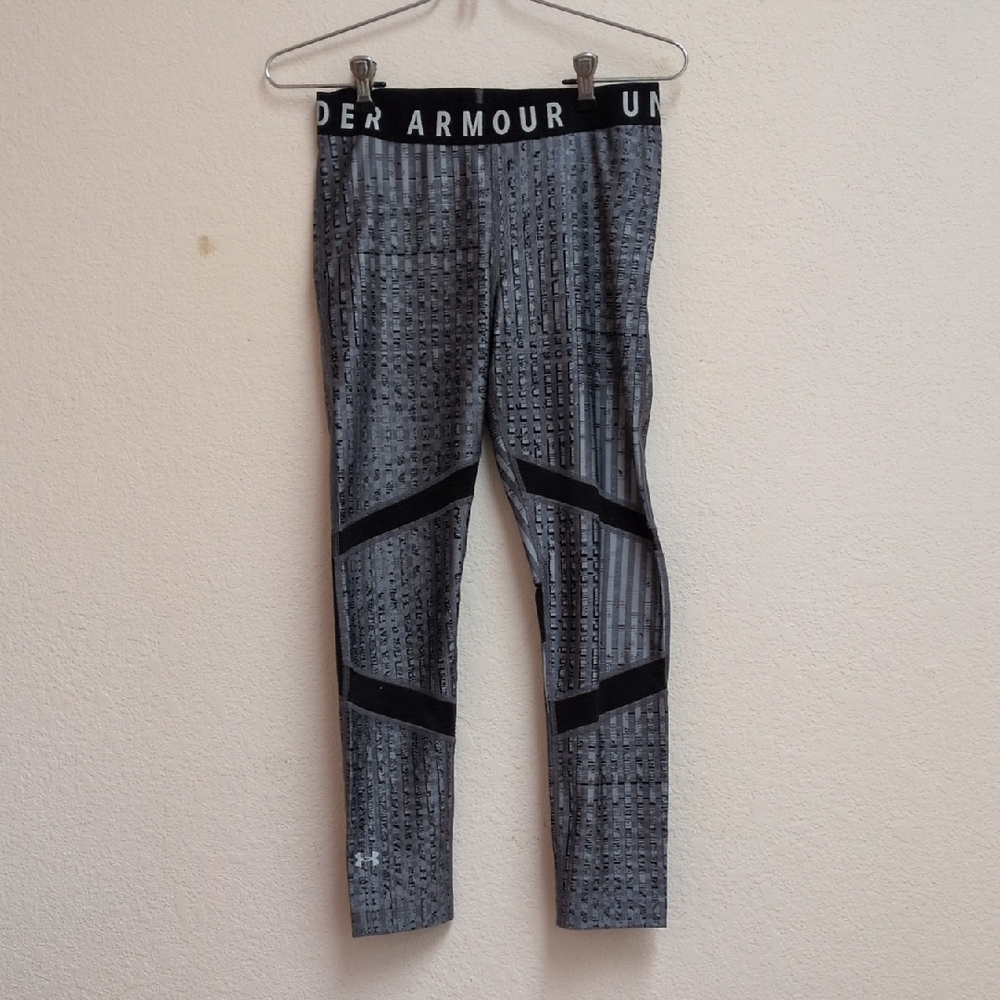 Under Armour Patterned Gray Leggings